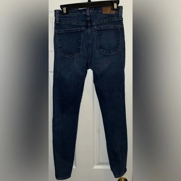 Madewell 10” High Rise Medium Wash Skinny Jeans Size 26 - Picture 3 of 8